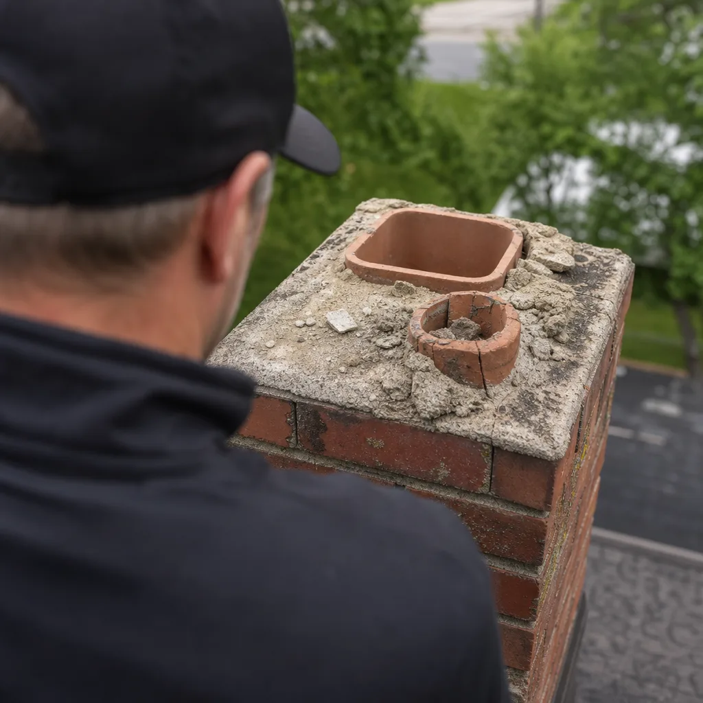 Illustration for chimney inspection and cleaning cost