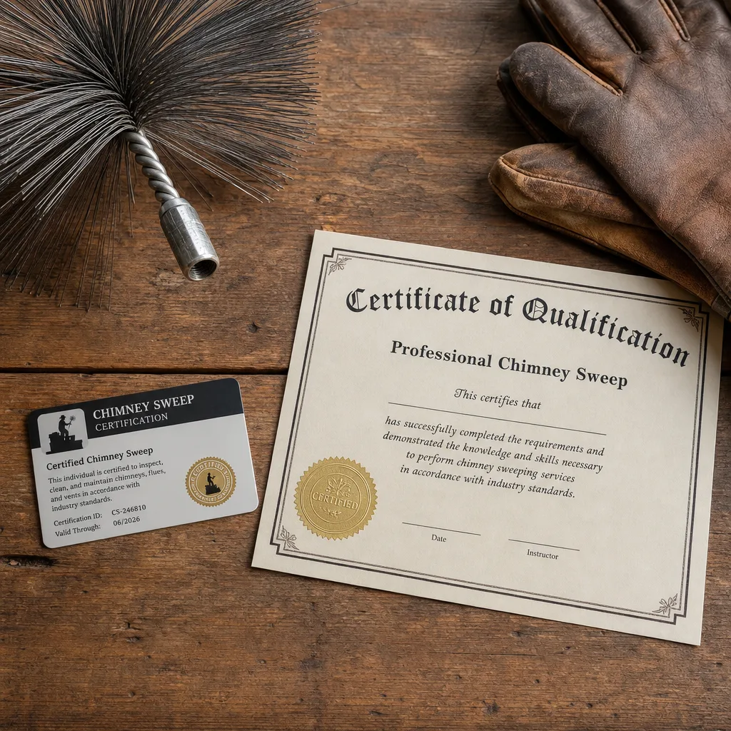Illustration for local chimney sweep services