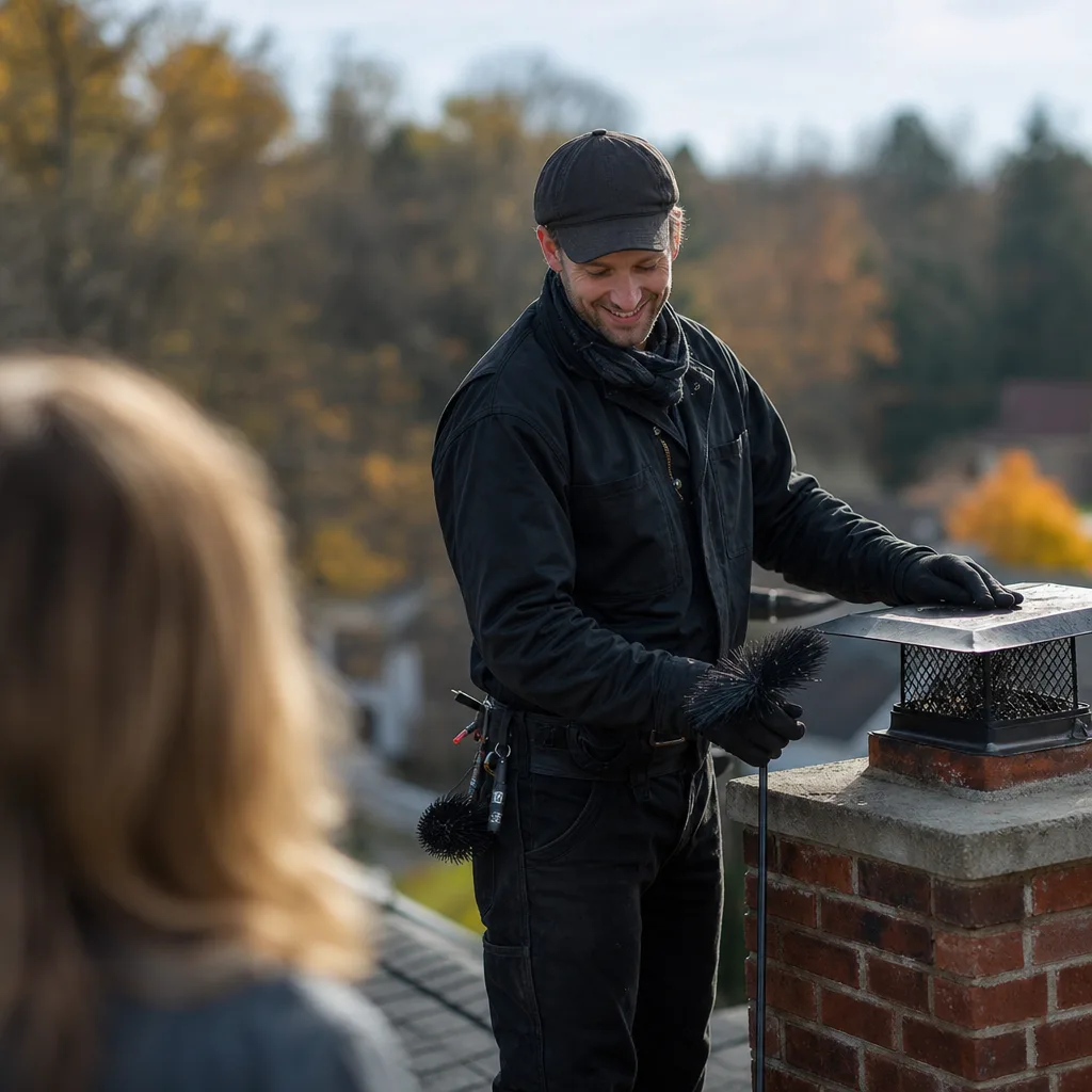 Illustration for local chimney sweep companies